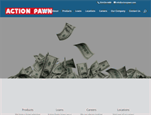 Tablet Screenshot of actionpawn.com
